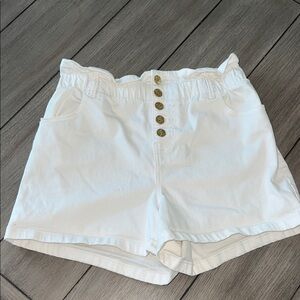 Lilly Pulitzer White High Rise Stretch Shorts - Size 10